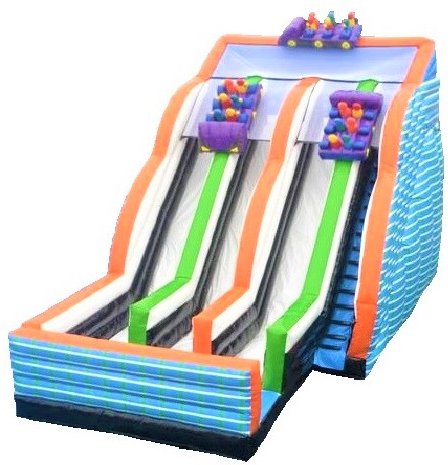 Triple Roller Coaster Inflatable Slide - Toronto, Mississauga, Brampton, Hamilton, Ottawa, Ontario