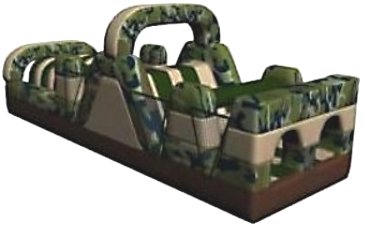 Camo Assault Course Obstacle Inflatable in Toronto, Mississauga, Brampton, Hamilton, Ottawa, Ontario