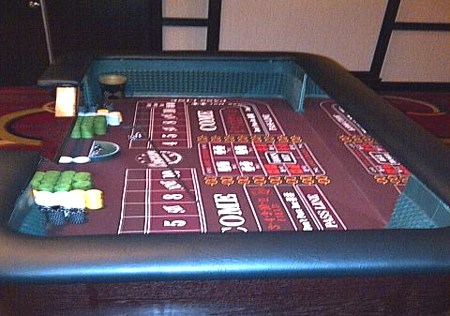 Large Craps Table