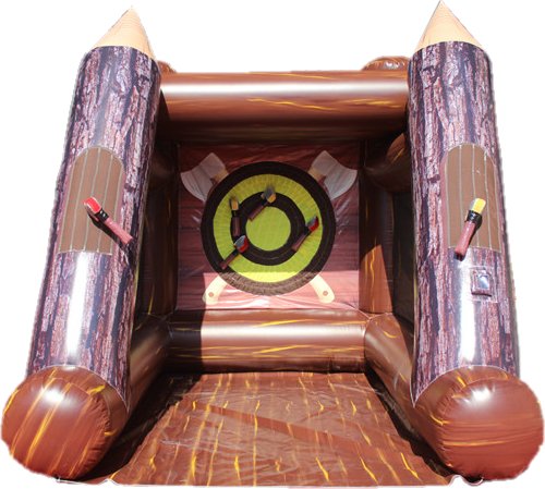 Checkers Axe-Throwing Inflatable Game in Toronto, Mississauga, Hamilton, Ottawa Ontario