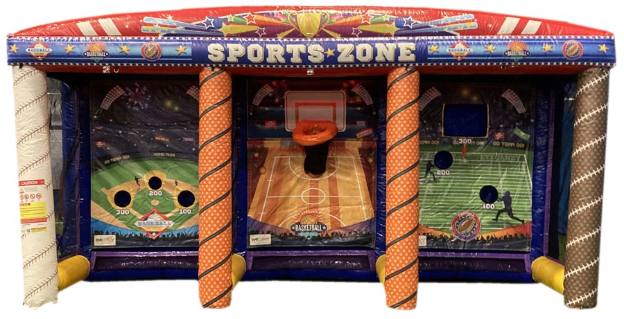 Triple Sports Play Inflatable in Toronto, Hamilton, Mississauga, Ontario